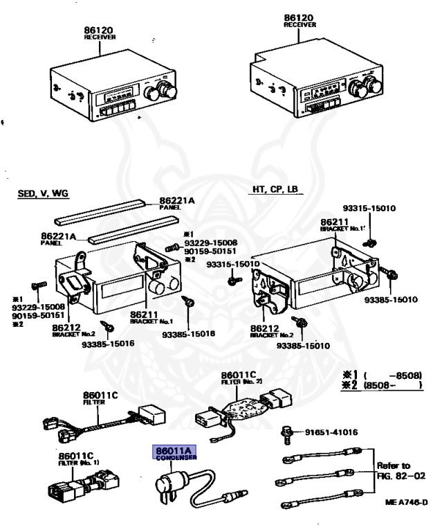 90980-04043 - Toyota - Condenser, Radio Setting - Nengun Performance