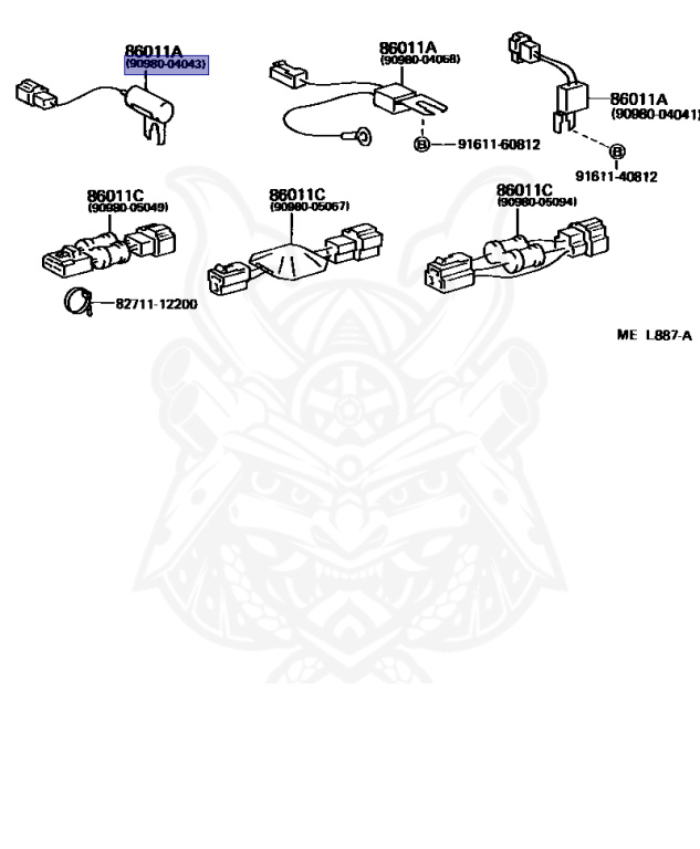 90980-04043 - Toyota - Condenser, Radio Setting - Nengun Performance