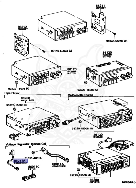 Toyota - Corolla - AE81 - 1986 - SE TYPE - 4-DOOR - Manual - 3ALU