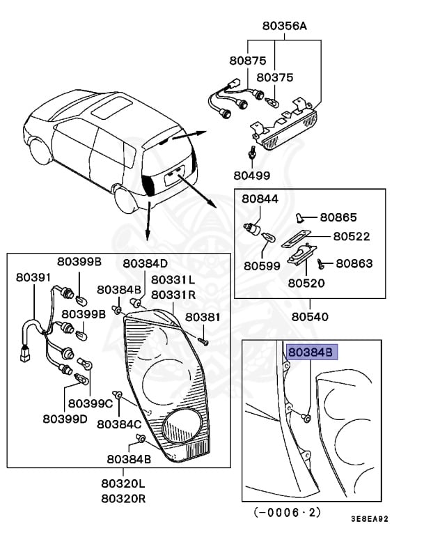 Mitsubishi - Mirage Dingo - CQ1A - 2002 - LEME2 - 4G13