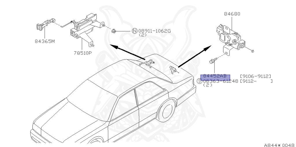 Nissan - Cima - FGY32 - 1993 - Type 3L - SEDAN(S) - 2-link DSP (2WD.DSP) - AUTOMATIC-FLOOR SHIFT(AT.F4) - VH41DE