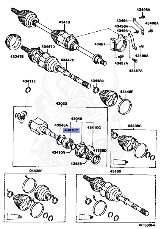 Toyota - Camry - SV42 - 1995 - TOURING TYPE - SEDAN - Automatic - 3SFE