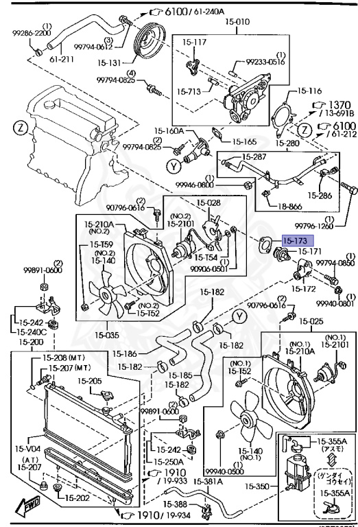 Mazda - Familia - BJFP - Sep-2000 - Right hand - FS-ZE
