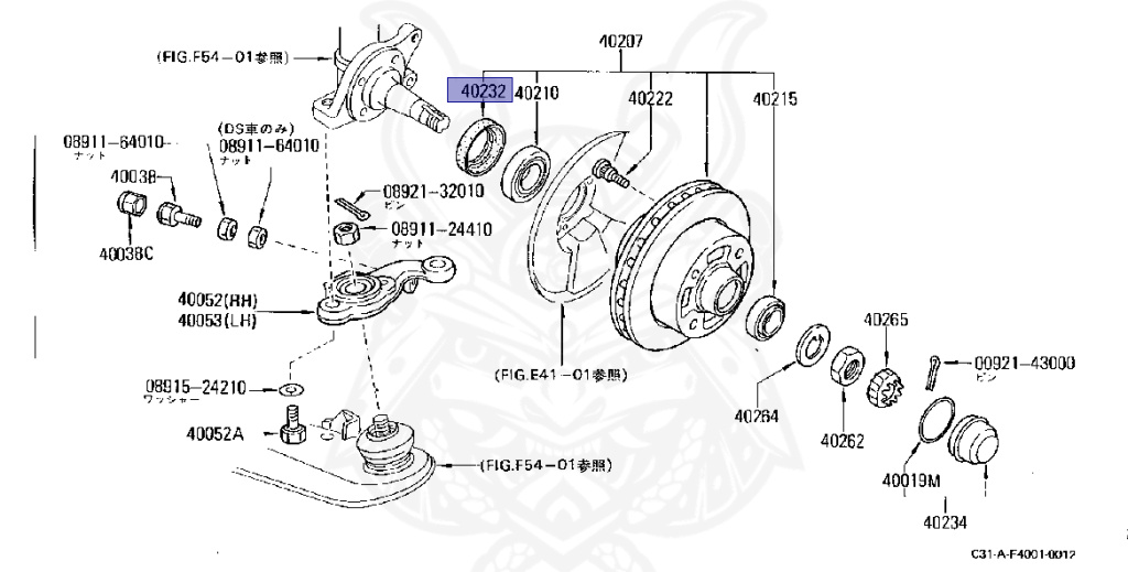 40232-N7100 - Nissan - GREASE SEAL, FRONT HUB - Nengun Performance