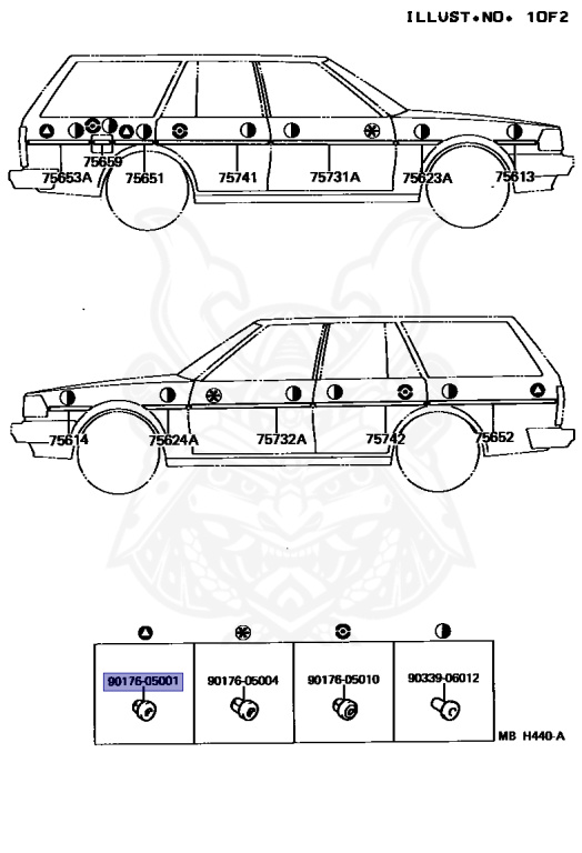 Toyota - Mark 2 Wagon - GX70G - 1984 - LG TYPE - WAGON - Manual - 1GEU