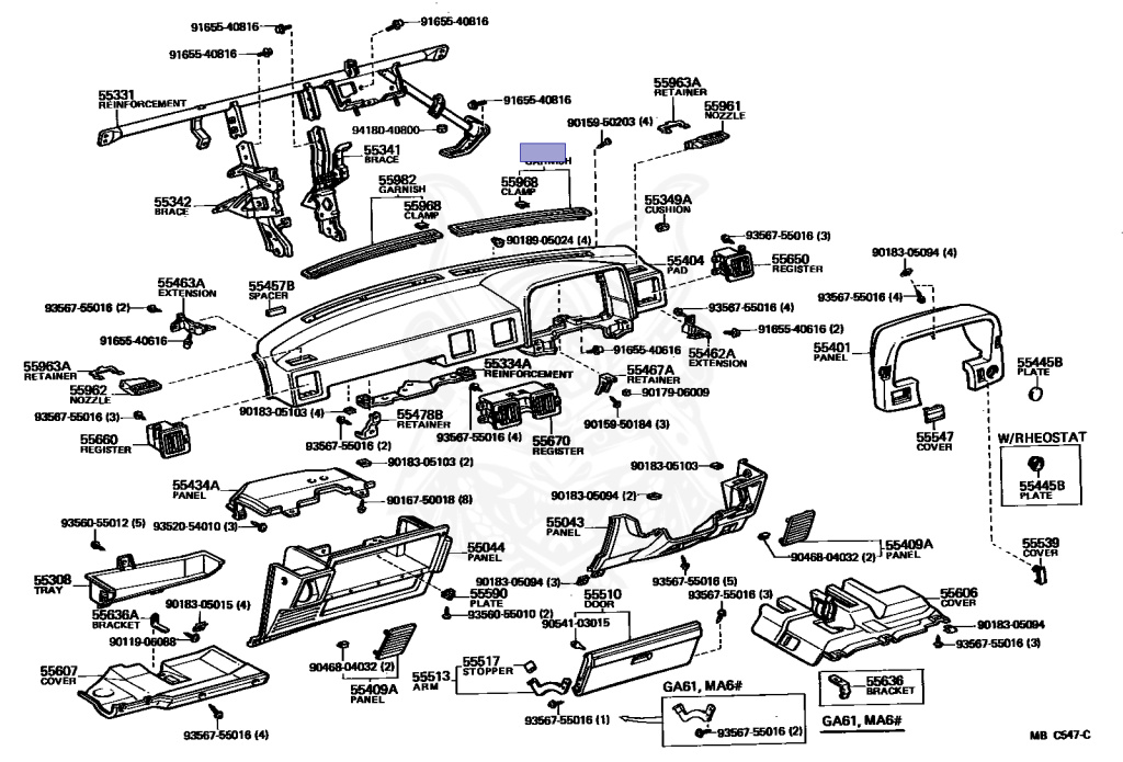 Toyota - Celica - MA61 - 1985 - GT TYPE - LIFTBACK - Manual - 5MGEU