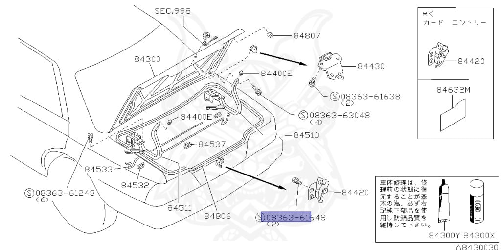 Nissan - Laurel - C33 - 1991 - Club L - HARDTOP(K) - 5 SPEED A/T(AT.F5) - IRS TYPE(IRS) - RB20D