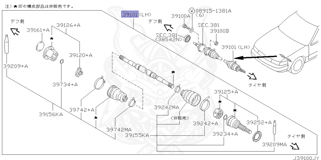 Nissan - Stagea - WC34 - 2000 - 25TX-FOUR - WAGON(W) - 4 WHEEL DRIVE(4WD) - AUTOMATIC TRANSMISSION(AT) - RB25DET