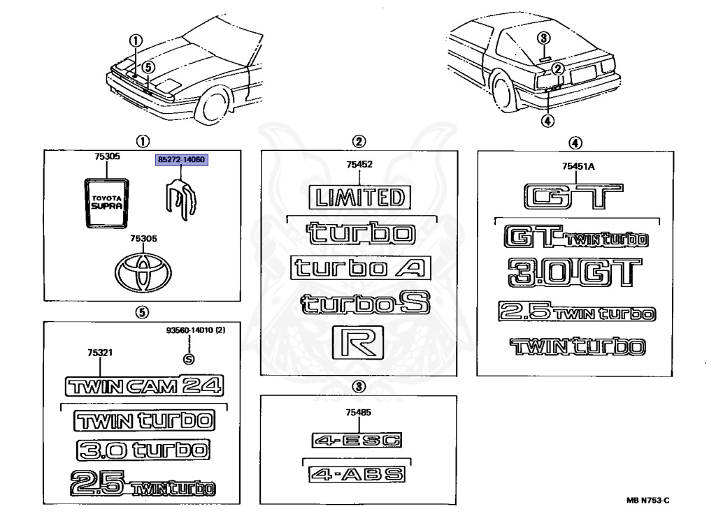 Toyota - Supra A70 MKIII - JZA70 - 1992 - GT TURBO R TYPE - LIFTBACK - Manual - 1JZGTE