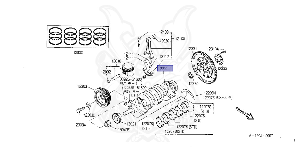 Nissan - Primera - P10E - 1995 - GT TYPE - 5 DOOR HATCHBACK(5HB) - 2 WHEEL DRIVE(2WD) - AUTOMATIC TRANSMISSION(AT) - SR20DE