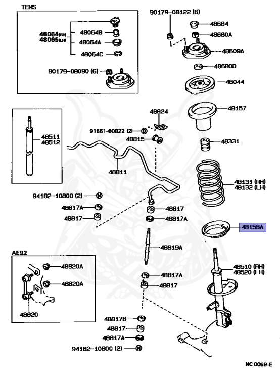 Toyota - Corolla - AE92 - 1991 - Manual - 4AGE