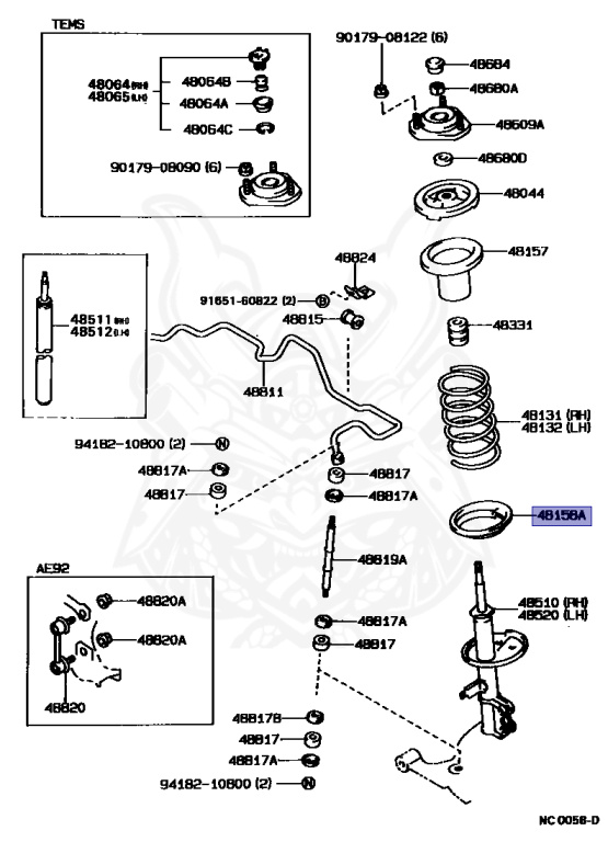 Toyota - Corolla - AE91 - 1990 - SE TYPE - 4-DOOR - Manual - 5AFE