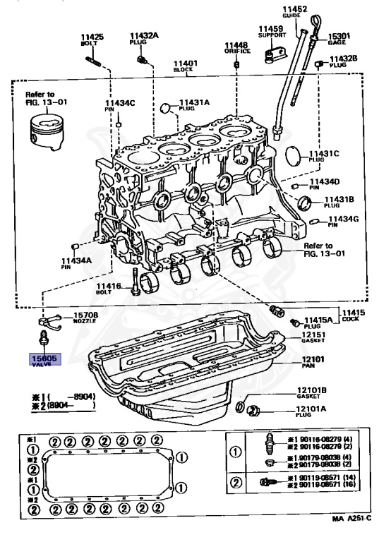 Toyota - Crown - LS130 - 1988 - STANDARD TYPE - SEDAN - Manual - 2L