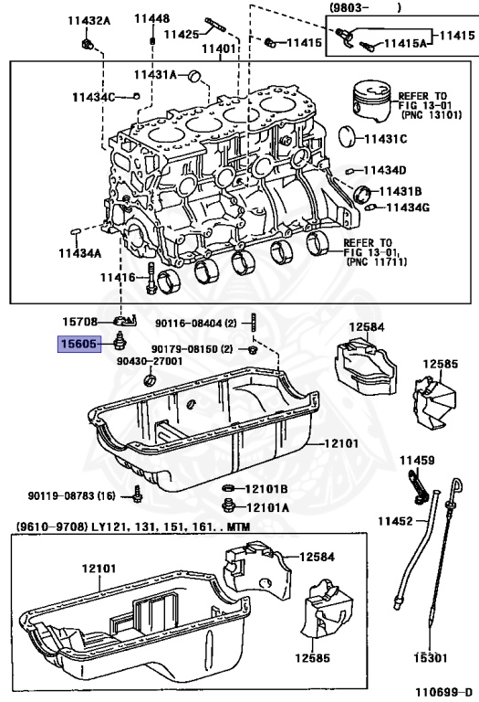 Toyota - Dyna - LY151 - 1996 - Manual - 3L