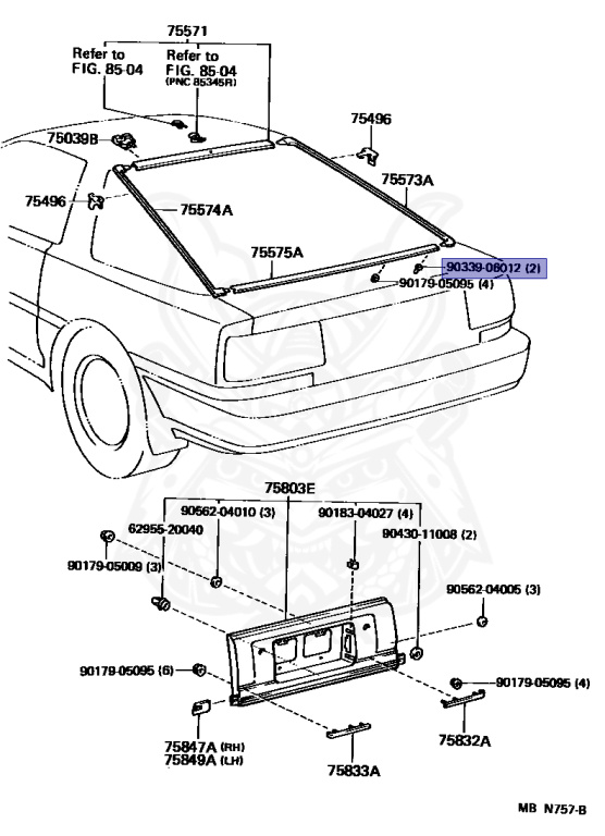 90339-06012 - Toyota - CLIP - Nengun Performance