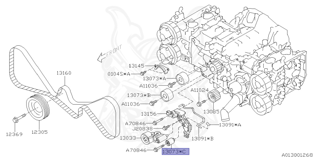 Subaru - Legacy B4 - BM9 - Jan-2009 - Dec-2012 - 25GTS - Sedan - 4W - 5-speed automatic transmission - Right hand - BD5
