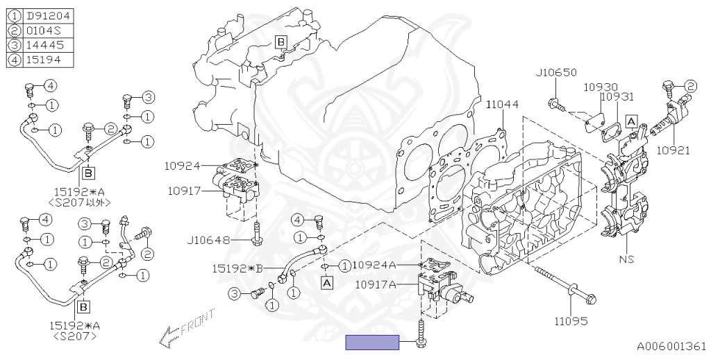 Subaru - WRX STI - VAB - Jan-2014 - Dec-2017 - STIS - Sedan - 4W - 6-Soku Manual Transmission - Right hand - EJ207