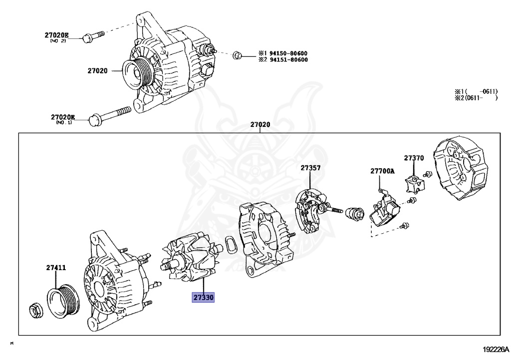 Toyota - Isis - ZNM10G - 2004 - L TYPE - 1ZZFE