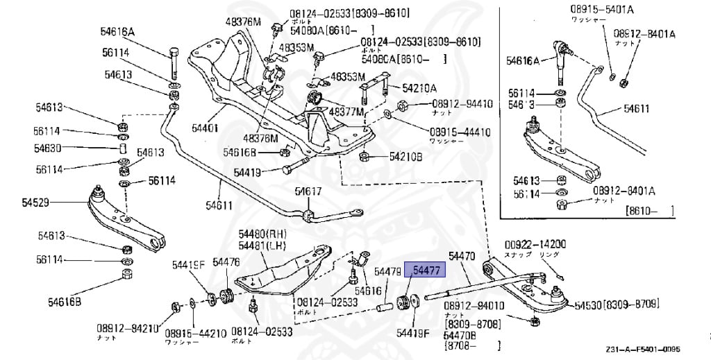 Nissan - Fairlady Z - Z31 - 1985 - ZX - MANUAL TRANSMISSION(MT) - T-bar roof (KZ#) - VG30T