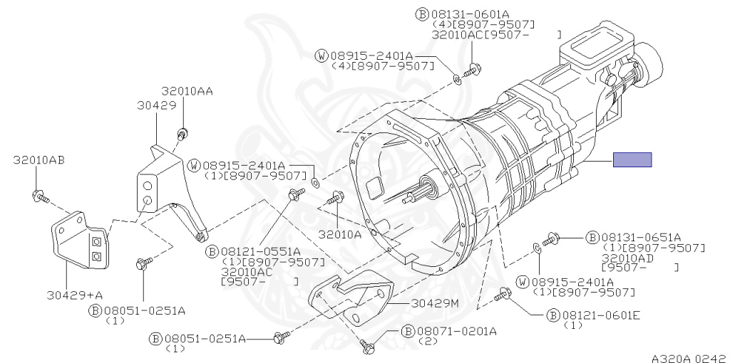 32010-40P01 - Nissan - TRANSMISSION ASSEMBLY - Nengun Performance