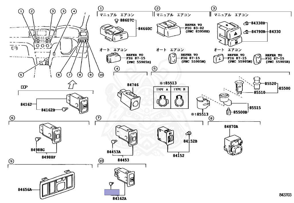 Toyota - Corolla Fielder - ZZE123G - 2003 - Z AERO TOURER TYPE - WAGON - Manual - 2ZZGE