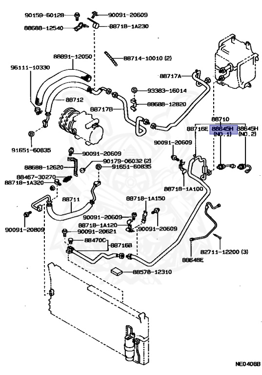 Toyota - Sprinter - EE90 - 1990 - MX TYPE - 4-DOOR - Automatic - 2E