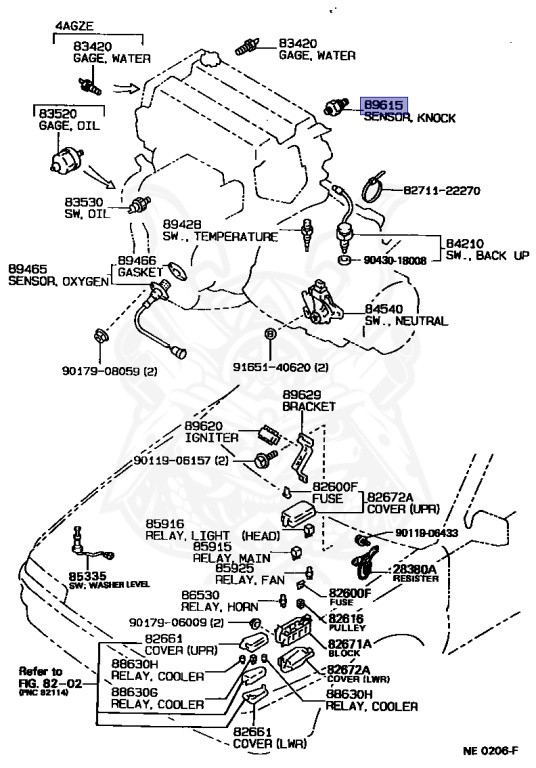 Toyota - Sprinter - AE92 - 1989 - Transmission type is not specified - 4AGZE