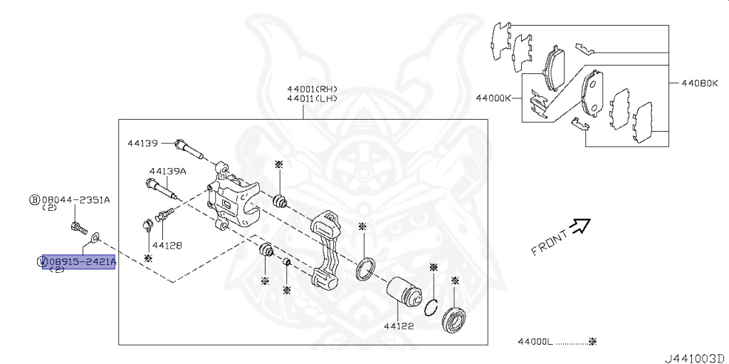 ぱわー ネピア 44139ZK80A Genuine Nissan PIN 44139-ZK80A | eBay