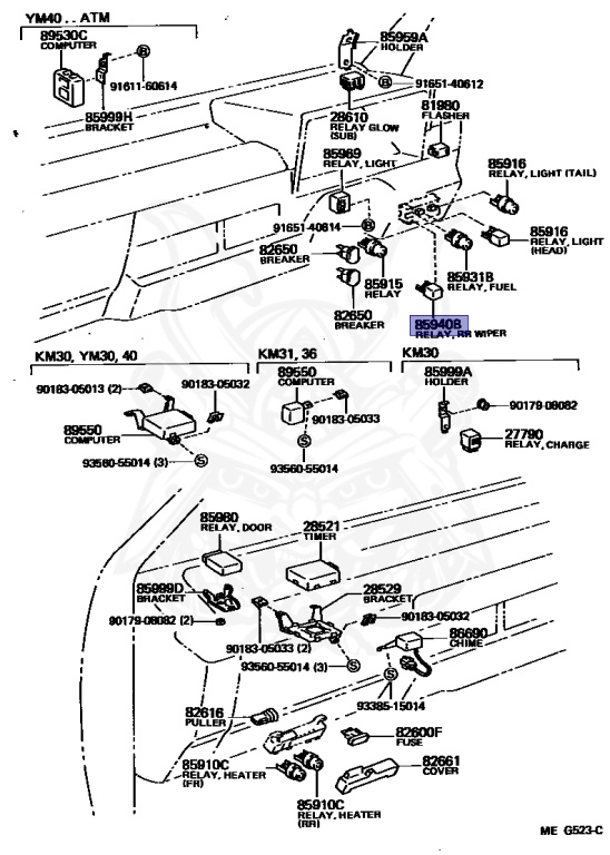 85913-30020 - Toyota - Relay, Main - Nengun Performance
