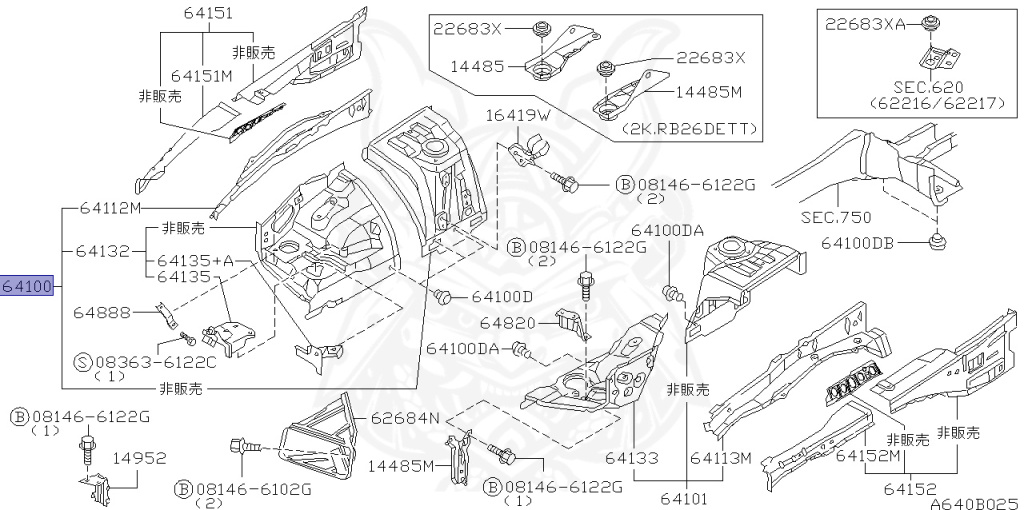 Nissan - Skyline - R34 25GT - ENR34 - 1998 - 25GT FOUR - 4 DOOR SEDAN(4S) - MANUAL TRANS 5-SPEED(MT.F5) - No high-speed casters, 4-link drive (IRS.4WD) - RB25DE