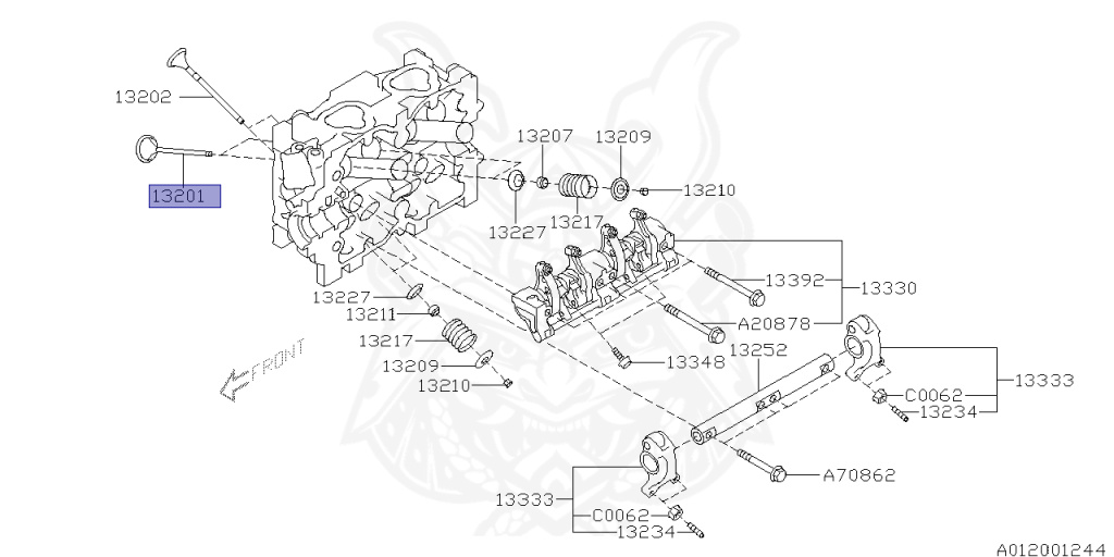 Subaru - Legacy Outback - BRF - Jan-2011 - 36REYE - Outback - 4W - 5-speed automatic transmission - Right hand - EZ36D