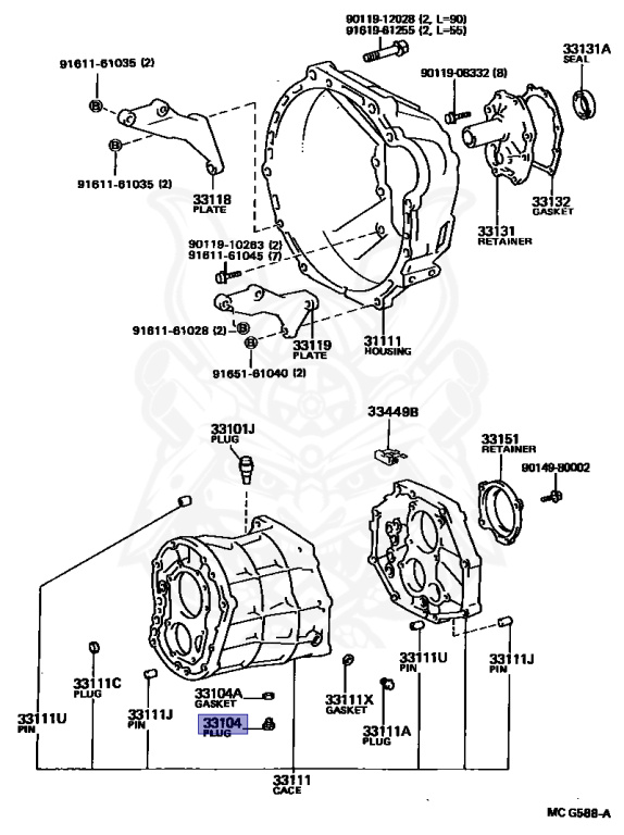 Toyota - TownAce - CR30G - 1989 - G TYPE - WAGON - Manual - 2CT