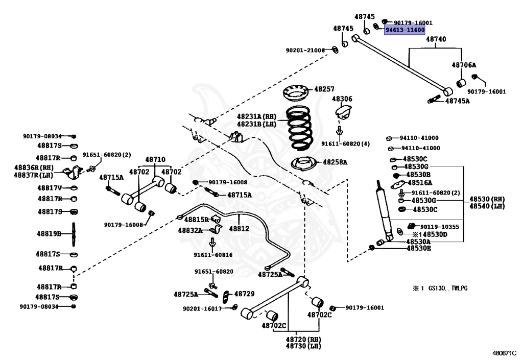 Toyota - Crown - LS130 - 1992 - SUPER DELUXE - SEDAN - Automatic - 2LTHE