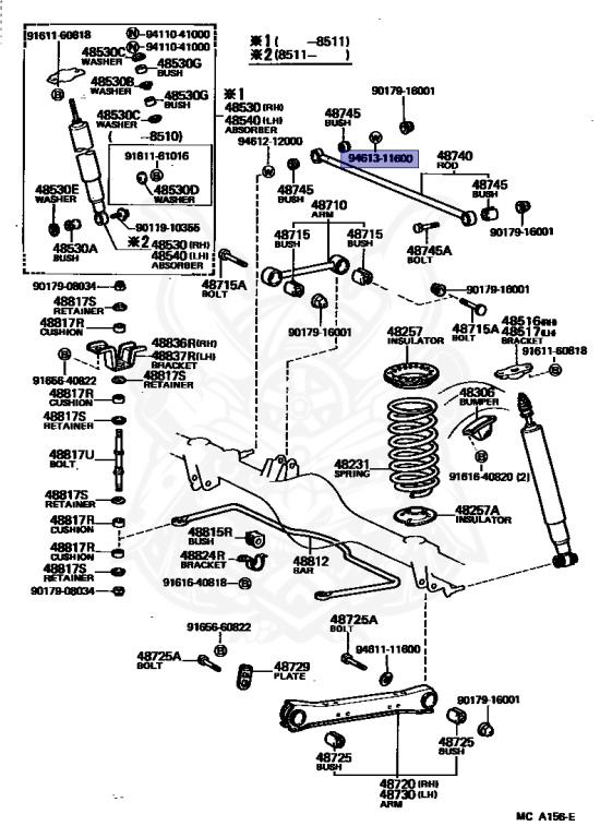 Toyota - Crown - GS120G - 1985 - SUPER SALOON TYPE - WAGON - Automatic - 1GEU