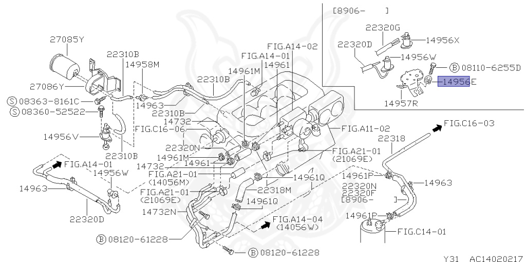 64840-W7000 - Nissan - FUEL TUBE INSULATOR, NO 6 - Nengun