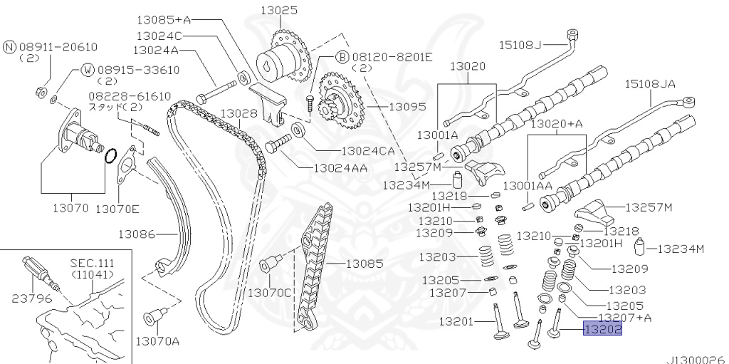 Nissan - Silvia - S14 - 1996 - KS - HARDTOP(K) - MANUAL TRANSMISSION(MT) - FOUR WHEELS STEERING(4WS) - SR20DET