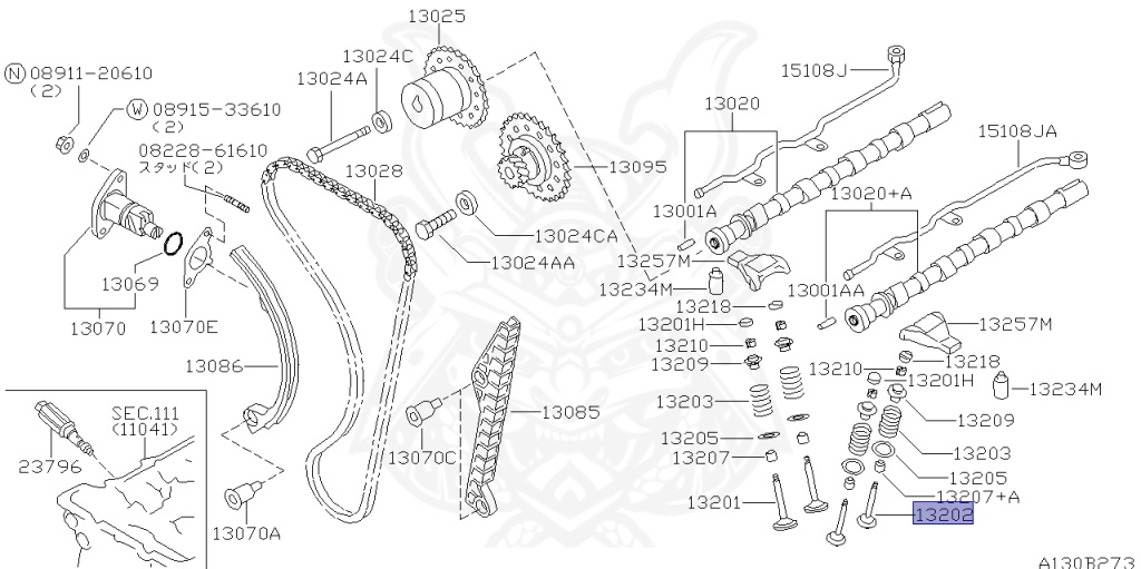 Nissan - Silvia - S15 - 2002 - SPEC R - HARDTOP(K) - MANUAL MISSION 6-SPEED(MT.F6) - TWO WHEELS STEERING(2WS) - SR20DET