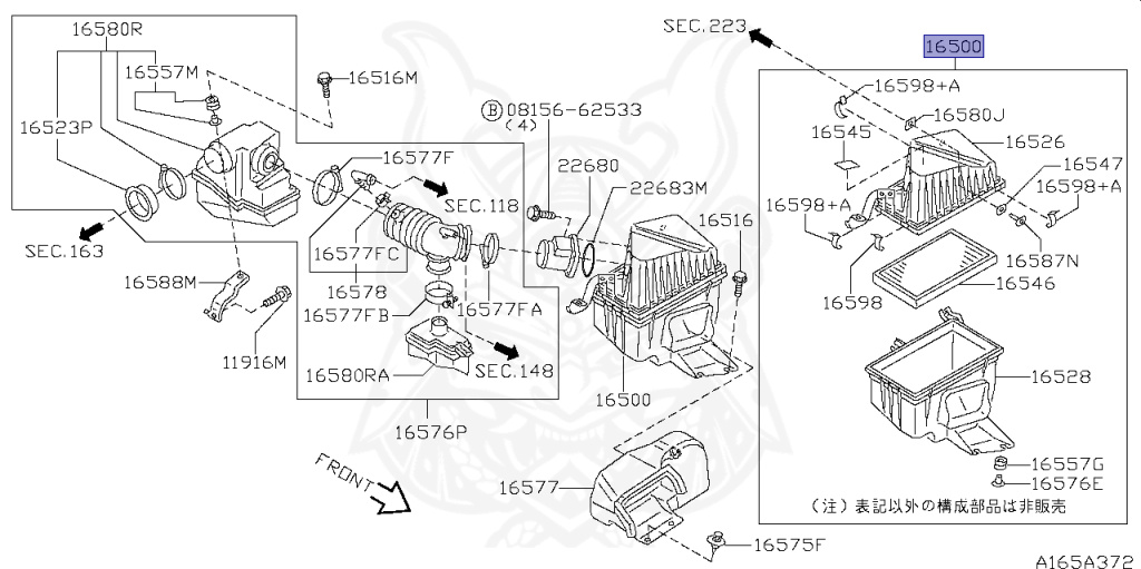 Nissan - Skyline - R34 25GT - ENR34 - 1998 - 25GT - 4 DOOR SEDAN(4S) - AUTOMATIC-FLOOR SHIFT(AT.F4) - High cast, 2-link (IRS.2WD) - RB25DE
