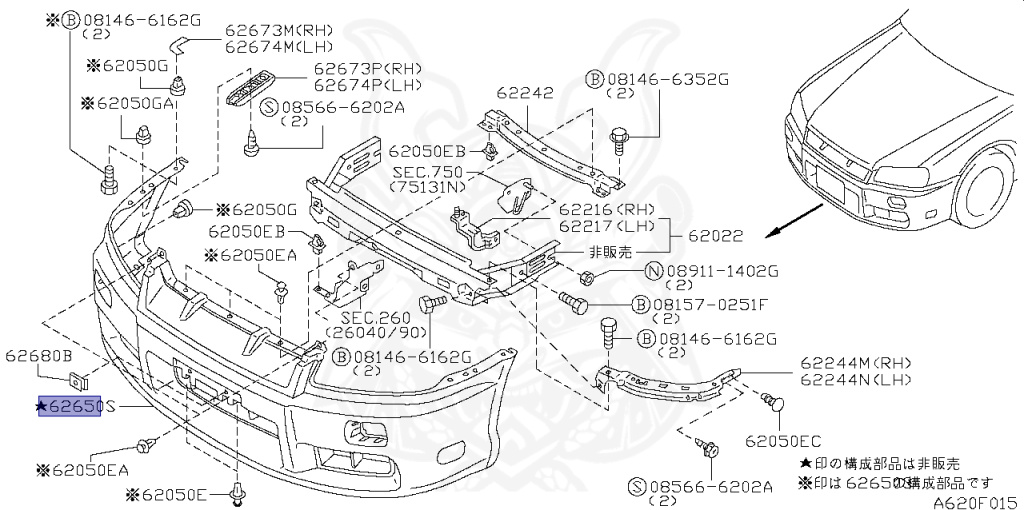 Nissan - Skyline - R34 25GT - ENR34 - 1998 - 25GT - 4 DOOR SEDAN(4S) - AUTOMATIC-FLOOR SHIFT(AT.F4) - High cast, 2-link (IRS.2WD) - RB25DE