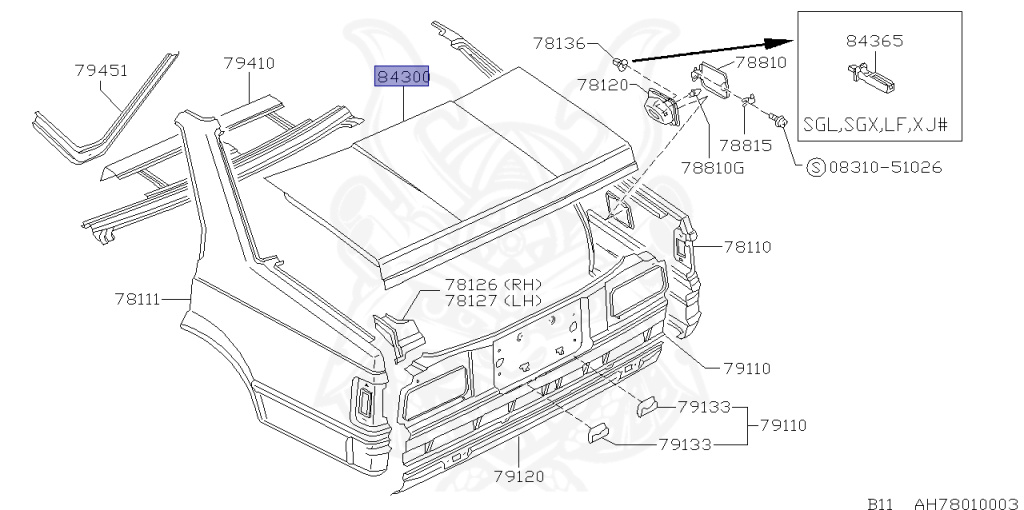 Nissan - Sunny - B11 - 1986 - DELUXE TYPE - SEDAN(S) - 4 SPEED A/T(F4) - E13S