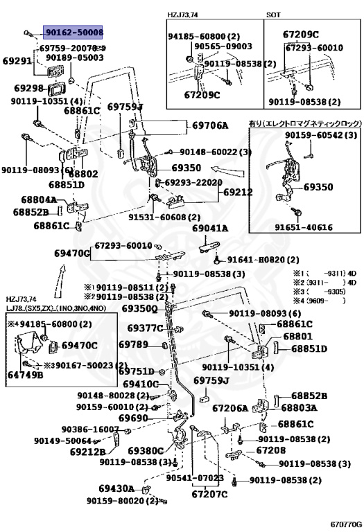 90162-50008 - Toyota - SCREW - Nengun Performance