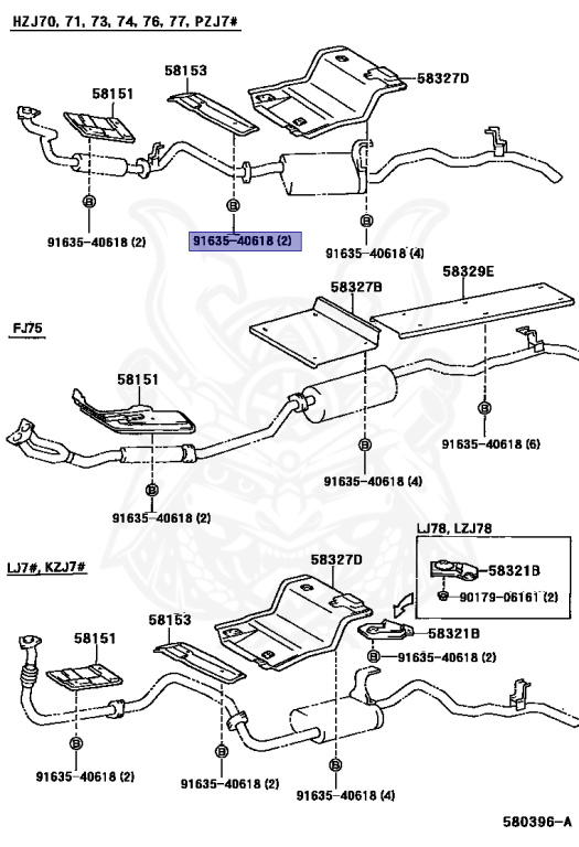 Toyota - Land Cruiser - KZJ78W - 1995 - PRADO SX TYPEPRADO SX WIDE TYPE - WAGON - Automatic - 1KZTE