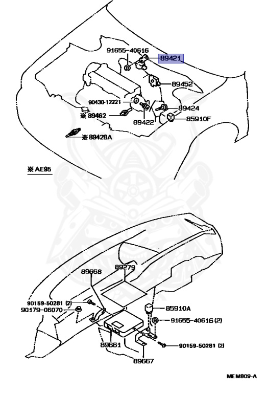 Toyota - Corolla - AE91 - 1988 - SE TYPE - 4-DOOR - Manual - 5AFE