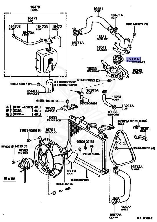 Toyota - Starlet - KP61 - 1984 - STANDARD TYPE - 3-DOOR - Manual - 4KU