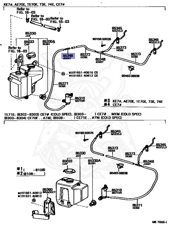 Toyota - Corolla - KE70 - 1983 - DX TYPE - 2-DOOR - Manual - 4KU