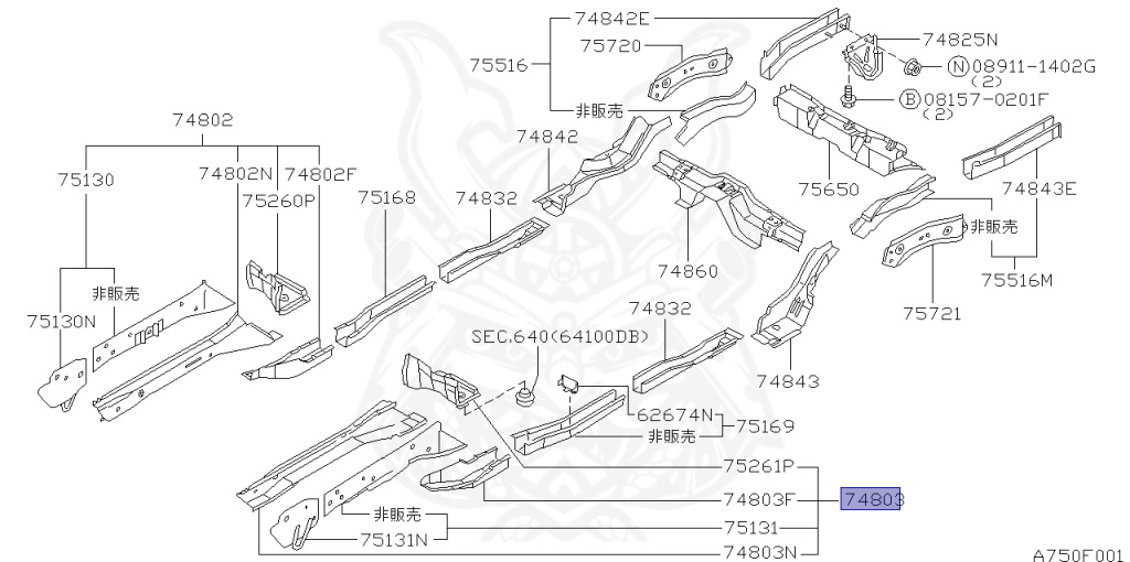 Nissan - Skyline GT-R - BNR34 - 1999 - GTR TYPE - 2-door hardtop (2K) - MANUAL MISSION 6-SPEED(MT.F6) - HI-4WD (High-Casting System) - RB26DETT