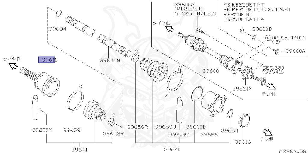 Nissan - Skyline - R33 GTS-t - ECR33 - 1993 - GTS25TML - 2 door hard top (2K) - 2 WHEEL DRIVE(2WD) - MANUAL TRANS 5-SPEED(MT.F5) - HICAS - RB25DET