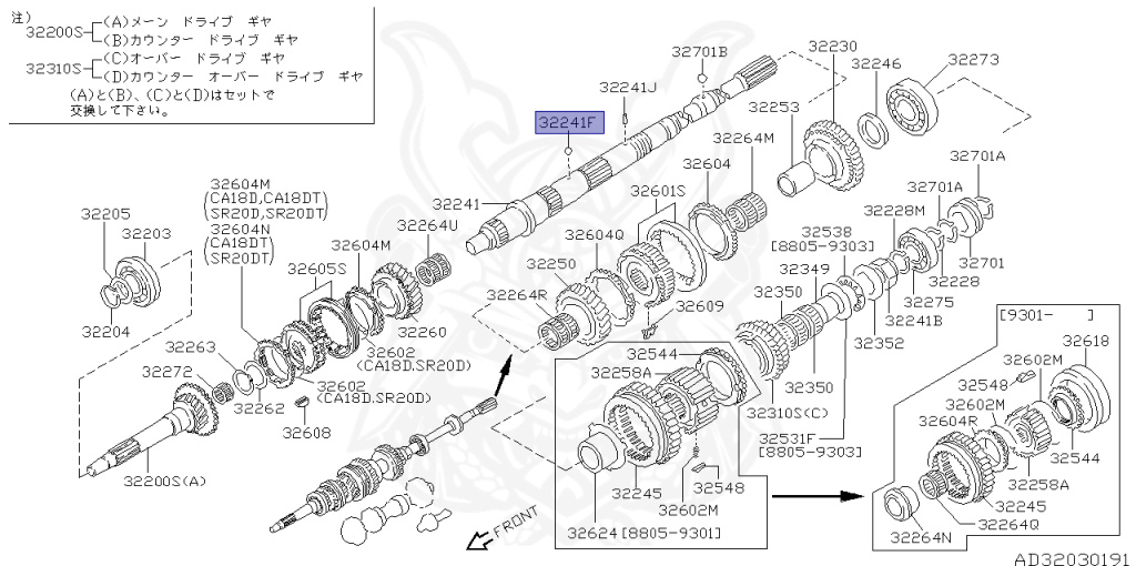 Nissan - Silvia - S13 - 1992 - K'S - HARDTOP(K) - MANUAL TRANSMISSION(MT) - TWO WHEELS STEERING(2WS) - SR20DT