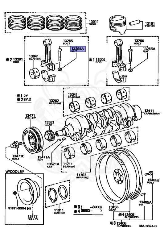 Toyota - Dyna - YY52 - 1995 - Manual - 3Y