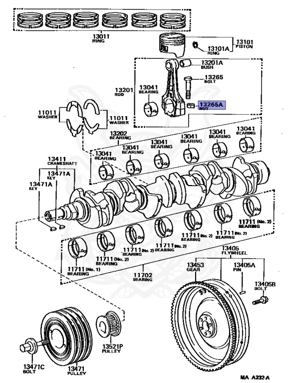 Toyota - Crown - GS130 - 1988 - SUPER SALOON EXTRA TYPE - SEDAN - Manual - 1GE